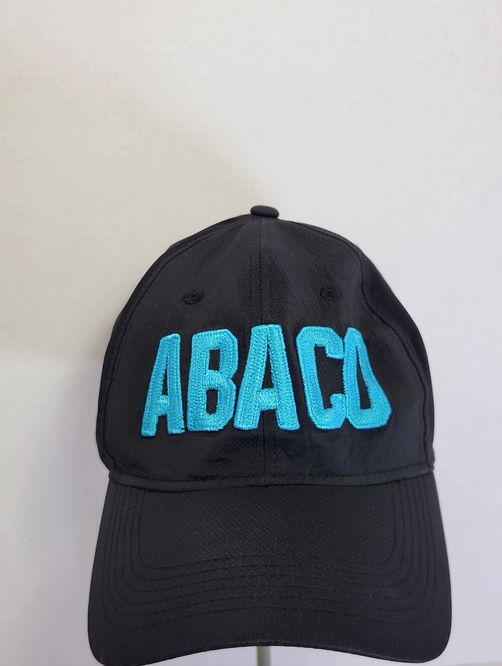 Ahead Performance Mid Fit Men's Adjustable Black ABACO Golf Club Hat Cap